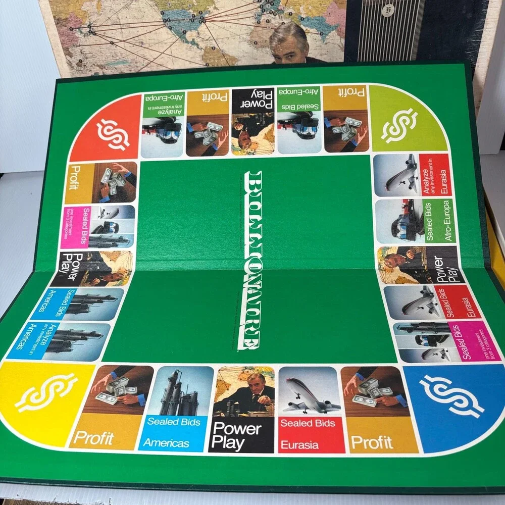 Billionaire Parker Brothers Board Game 2-4 Players Ages 9+ 1973 Global